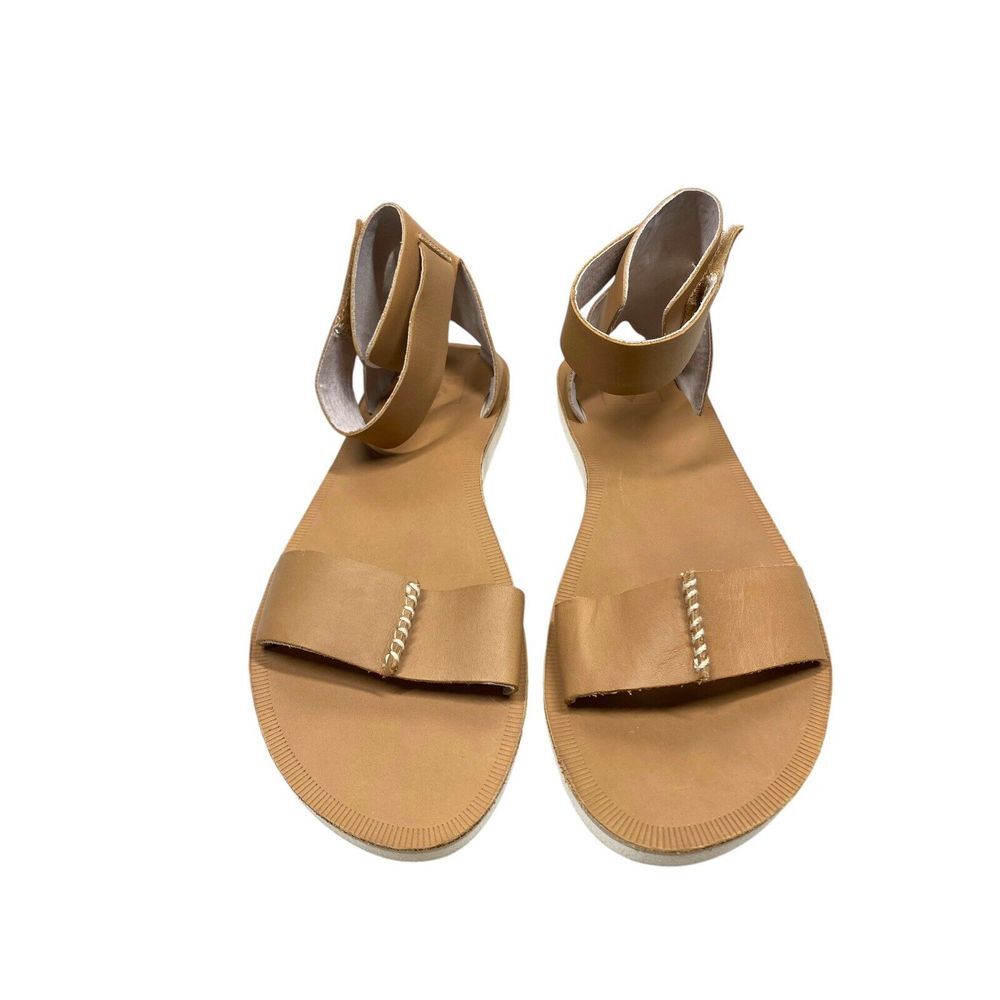 NEW REEF 'Voyage HI' Womens Sandals Gladiator High Leather Brown Strap - Size 8 - Picture 3 of 11